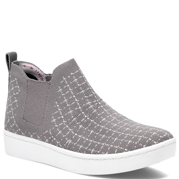 SKECHERS size 8.5 Arch Fit Cup slip on stretch booties women shoes sneakers gray - Picture 1 of 5